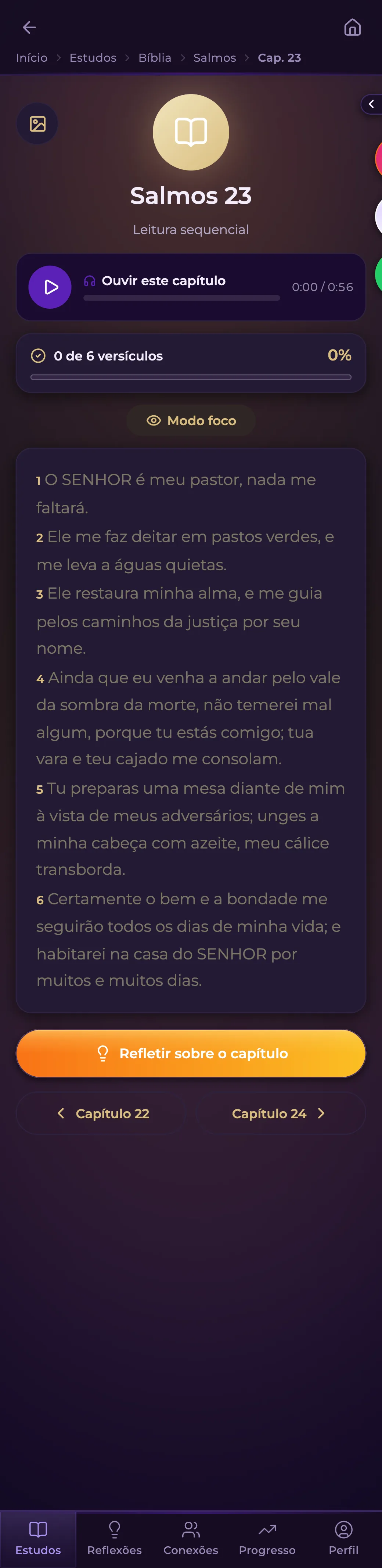 Bíblia viva no app Luz AI: Leia, ouça e veja a Palavra